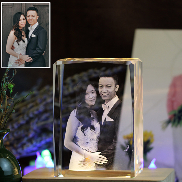 crystal internal laser engraver