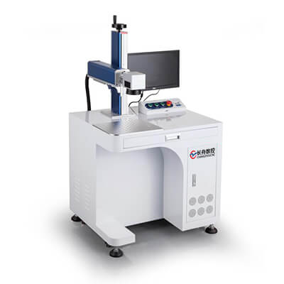 Metal Cylinder Tube Fiber Laser Marking Machine With Rotary