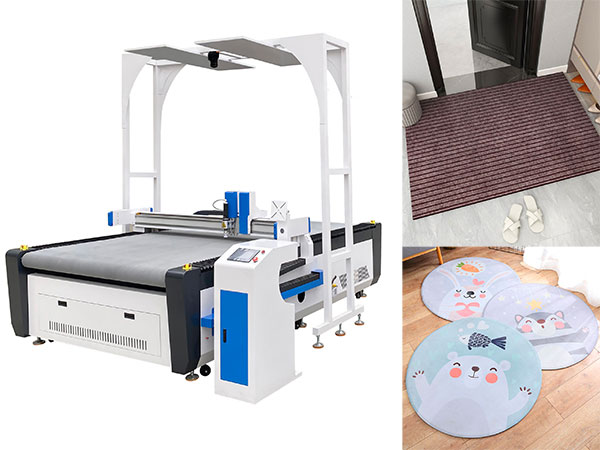 Carpets Digital CNC Oscillating Knife Cutter Cutting Machine
