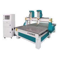 Multi Two Double Heads Wood CNC Router Milling Machine 