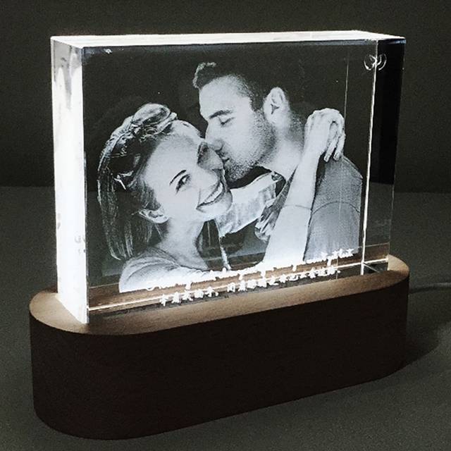 3D crystal inside laser engraver