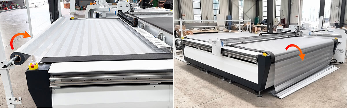 roller blinds cutting table